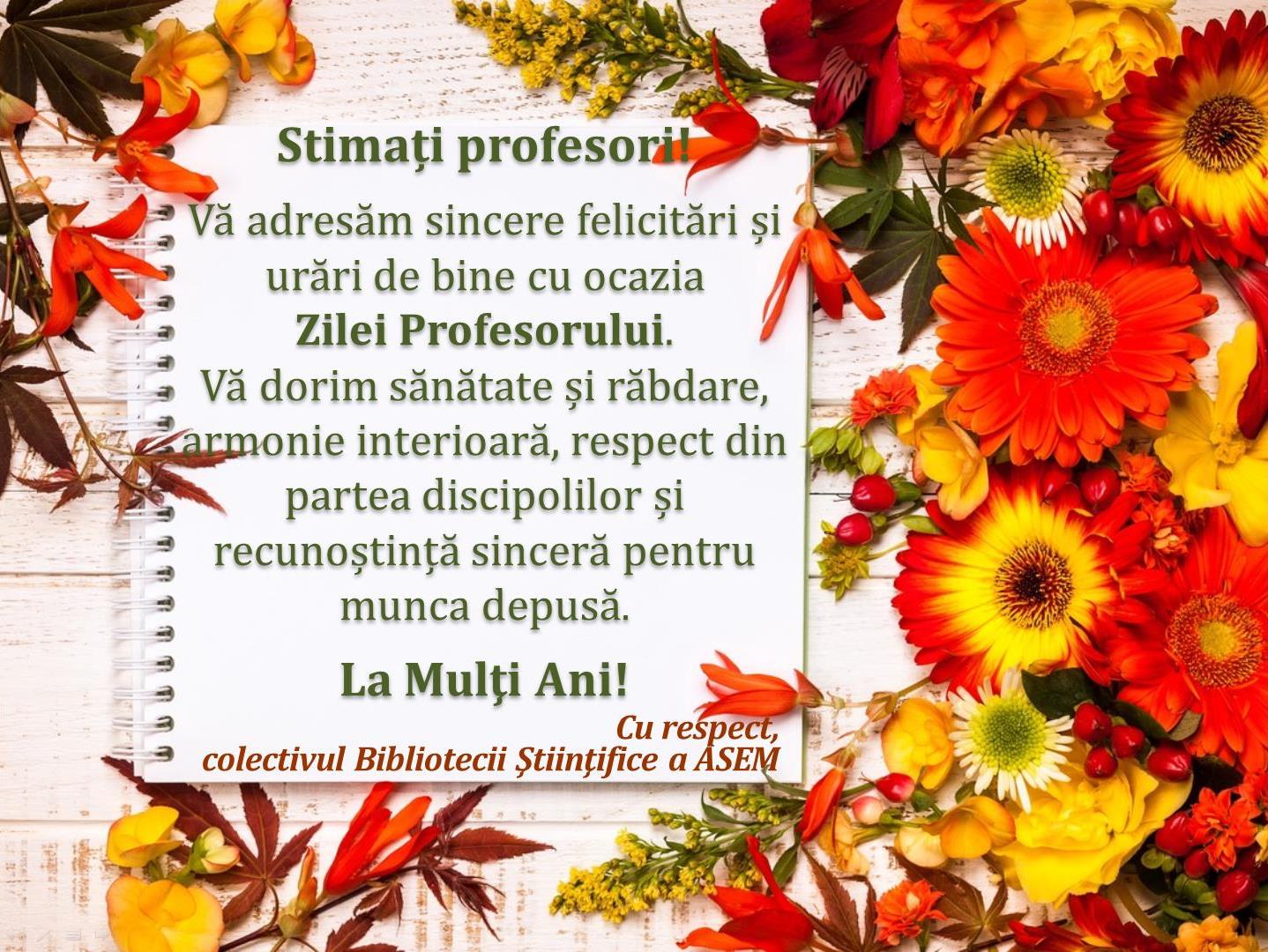 Ziua profesorului